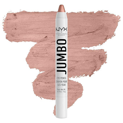NYX Jumbo Eye Pencil Duo - Iced Latte & Sherbet Blendable Eyeshadow Stick & Eyeliner Pencils
