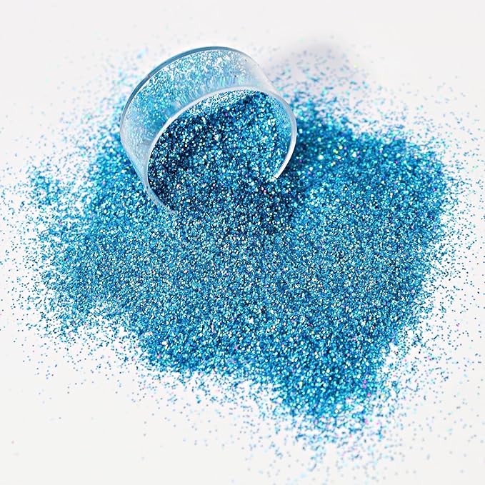 Holographic Glitter for Craft,Set of 12 Colors Fine Glitter,Laser Extra Fine for Resin Arts,Assorted for Body,0.3mm for Nail Art