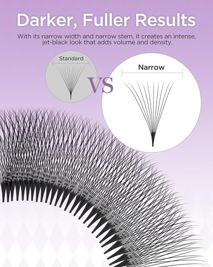 BEYELIAN Premade Lash Fans, 320 Fans Pre Made Fans Volume Lash Extensions 3D 6D 8D 10D 12D 20D 0.07 C/D Curl Save Time Eyelash Extensions for Professional Salon, 8-15mm MIX Easy to Use (10D-0.07-D)