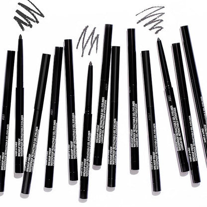 wet n wild Mega Last Breakup Proof Eyeliner, Quick Drying, Waterproof, 16-Hour Wear - Cruelty-Free & Vegan - Black (Pack of 2)