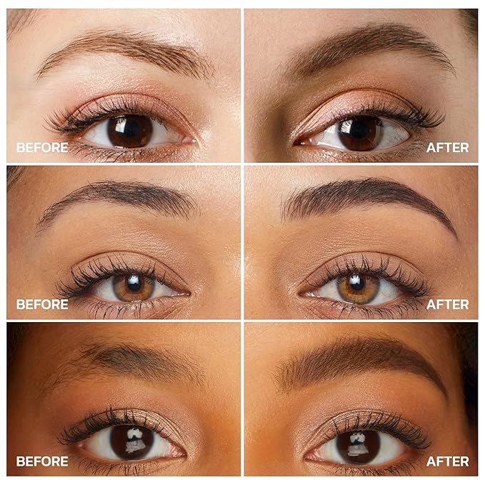 Waterproof Tinted Brow Gel-Long Lasting Smudgeproof Liquid Eyebrow Makeup, Brow Tint for Women Create Fuller & Defined Brows (Deep brown),Eye Brow Filler,Volumizing Enhance Brow Mascara
