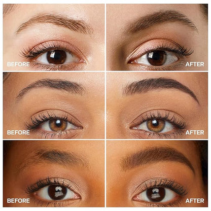 Waterproof Tinted Brow Gel-Long Lasting Smudgeproof Liquid Eyebrow Makeup, Brow Tint for Women Create Fuller & Defined Brows (Deep brown),Eye Brow Filler,Volumizing Enhance Brow Mascara