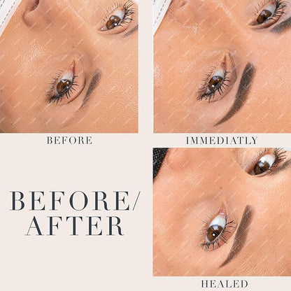 Brow Pigment for Permanent Makeup - Neutral Brown Color for Eyebrows - Inorganic Creamy - Made in Italy - Paris 0,24 fl.oz.