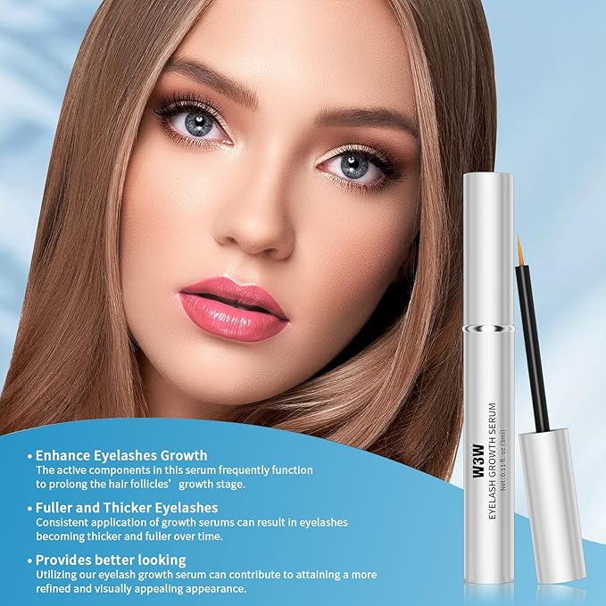 Lash Serum, Eyelash Enhancer Growth Serum, Eyelash Serum, Lash Serum for Eyelash Enhance, Boost Lash Growth Serum, Gentle Formula for Longer, Fuller, and Thicker Lashes, 3ml