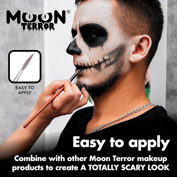 Halloween Face Paint Body Paint by Moon Terror - Blood Red - SFX Make up, Special Effects Make up - 0.40fl oz