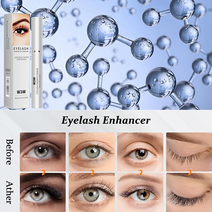 Lash Serum,Eyelash Growth Serum,Lash Serum for Eyelash Enhance,Eyelash Lash Serum for Eyelash Growth,Boost Lash Growth Serum,Advanced Formula for Longer,Fuller and Thicker Lashes Brows