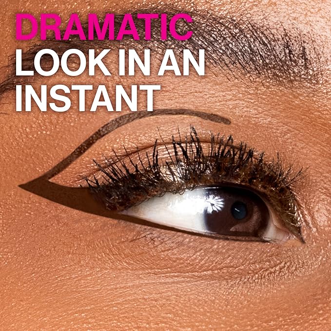 wet n wild MegaLiner Liquid Eyeliner and Enhance and Define Megawear Mascara Bundle