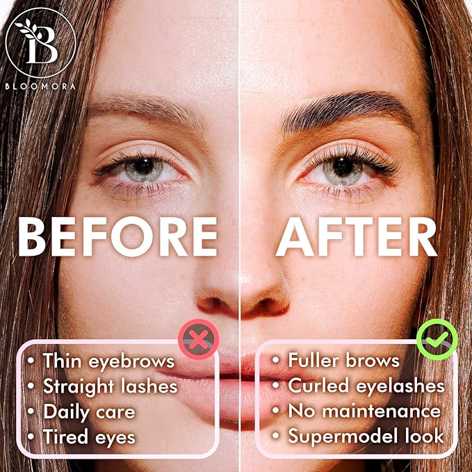 Lash Lift Kit & Eyebrow Lamination Kit, 2-in-1 Solution, At Home Brow Lamination Kit, Beginner/Professional, Eyelash Lift Kit, Lasts 6-8 Weeks, 15 Applications, DIY Brow + Lash Perm Kit