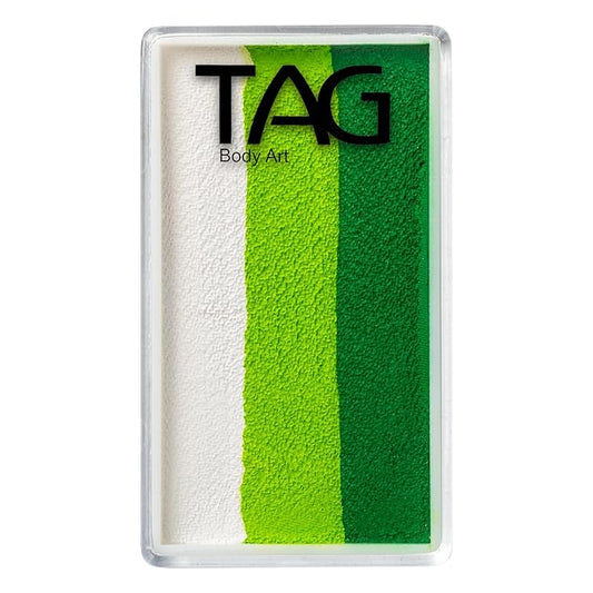 TAG Face and Body Paint - 1 Stroke Split Cake 30g - Leaf White