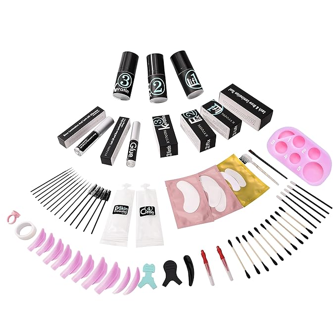 Lash Lift Kit, Strong Eyelash Lifting 3 Minutes Brow Lamination At Home, DIY Eyelash Perm Easily 10 ml Airless Pump More than 15 Applications Make Eyes Beautiful For 6 Weeks