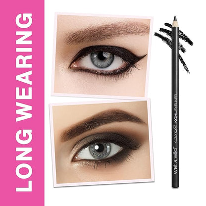 wet n wild Color Icon Kohl Eyeliner Pencil - Rich Hyper-Pigmented Color, Smooth Creamy Application, Long-Wearing Matte Finish Versatility, Cruelty-Free - Simma Brown Now!