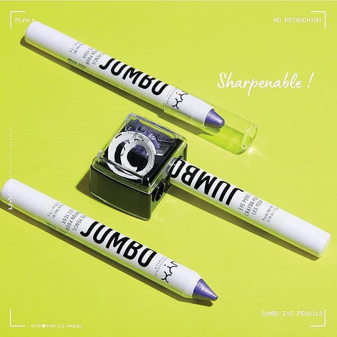 NYX PROFESSIONAL MAKEUP Jumbo Eye Pencil Duo - Frappe (Chocolate Brown) & Frosting (Champagne)