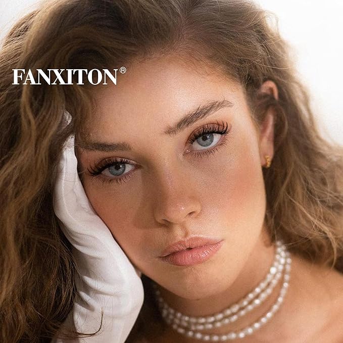 FANXITON Lash Clusters 280 Pcs Wispy Lash Clusters D 8-16 MM Natural Eyelash Clusters 30D Individual Eyelash DIY Lash Extensions at Home (30D)