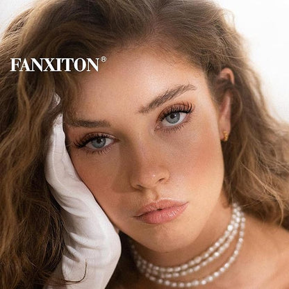 FANXITON Lash Clusters 280 Pcs Wispy Lash Clusters D 8-16 MM Natural Eyelash Clusters 30D Individual Eyelash DIY Lash Extensions at Home (30D)