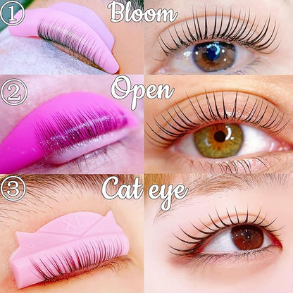 Lash Lift Kit Fast 7 Minutes Eyelash Perm Brow Lamination Set 2 In 1 Multi-Curler Form Lifting Result Open Eye/Cat Eye/Bloom Eyelash Lami Lamination Look 6 Weeks On Eyes- Durable Perming Lashes