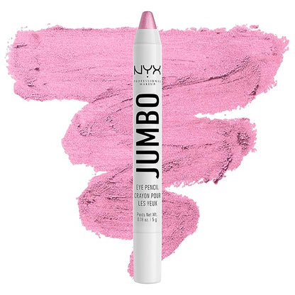 NYX PROFESSIONAL MAKEUP Jumbo Eye Pencil Blendable Eyeshadow Stick & Eyeliner Pencil Bundle - Donut (Lilac) and Cupcake (Pink)
