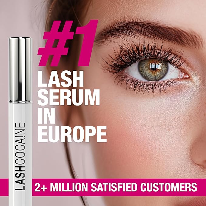 LASHCOCA!NE eyelash growth serum to grow longer & fuller eyelashes | vegan lash enhancing serum | test winner “VERY GOOD” for eyelash extensions | long eye-lashes by Svenja Walberg