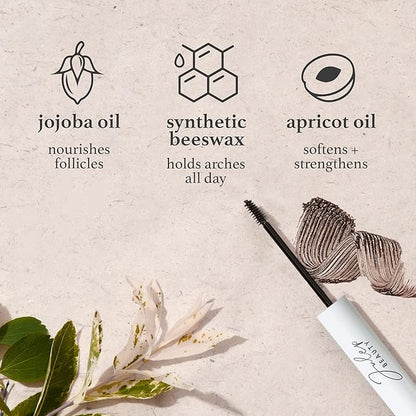 Julep Brow 101 Sculpting Pencil & Tinted Brow Gel Set - Dual-Ended Eyebrow Tool with Brush and Precision Tip - Long-Lasting, Waterproof Formula for Perfectly Defined and Tinted Brows -Dark Brown
