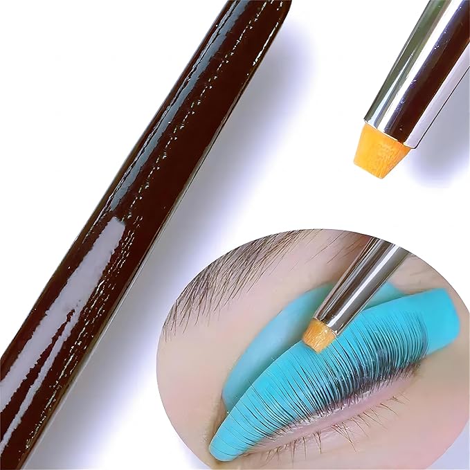 Laminator Brush Glue Balm Mate Soft Lash Lift Comb Brushes Y Brush Replacement Reduce Eyelash Twist or Break Brushing Eyelash Rapidly & Set Them Neat For Four Lash lifting-100 Applications