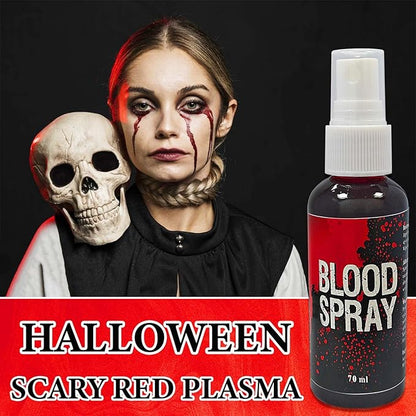 2 Pcs Fake Blood Spray,2.46 oz Fake Blood Makeup,Halloween Liquid Fake Blood Washable Splatter Sfx Makeup Kit,Suitable for Clothes Zombie Vampire Halloween Makeup Kit
