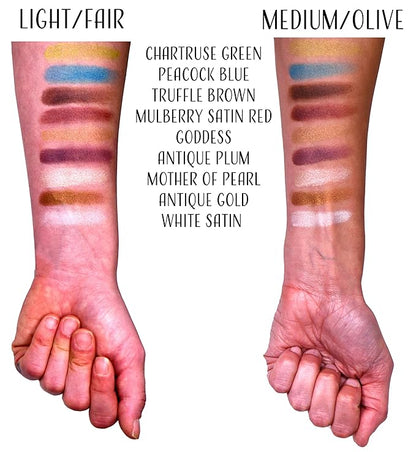 Antique Plum Light Purple Lavender Shimmer Pressed Powder Single Vegan Eyeshadow; Talc, Paraben & Cruelty Free