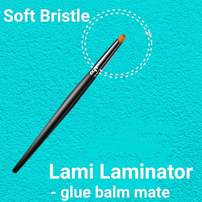 Laminator Brush Glue Balm Mate Soft Lash Lift Comb Brushes Y Brush Replacement Reduce Eyelash Twist or Break Brushing Eyelash Rapidly & Set Them Neat For Four Lash lifting-100 Applications