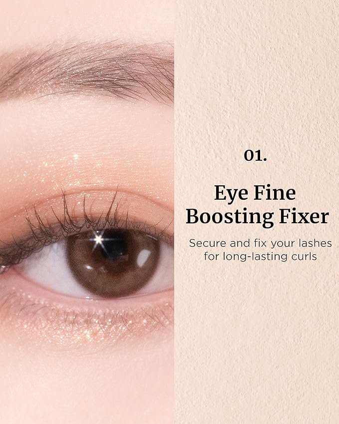 VDL Eye Fine Boosting Fixer - Long-Lasting Lash Enhancer and Primer. Multi-Functional Lash Coater for Strong Hold and Extended Curl (0.28 oz)| Korean Makeup