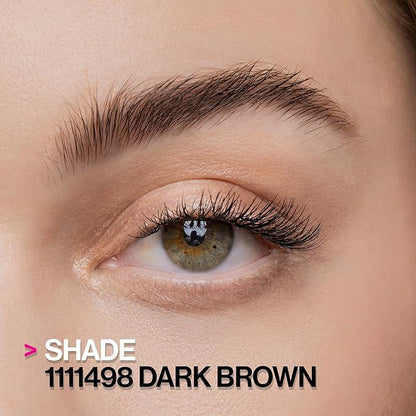 wet n wild Ultimate Eyebrow Makeup Kit, Long-Lasting Matte Brow Powder, Tweezers, Wax & Brush, Built-In Mirror, Purse-Friendly Compact - Dark Brown(Pack of 2)