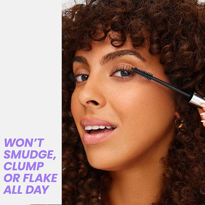 Wonderskin 1440 Longwear Eyeliner (Oyster Blue) with Wonderskin Black Mascara