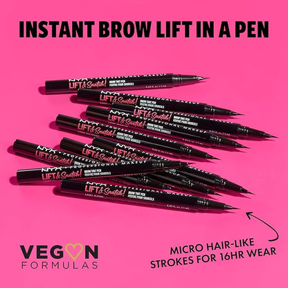 NYX Lift & Snatch Eyebrow Tint Pen Bundle - Black and Espresso