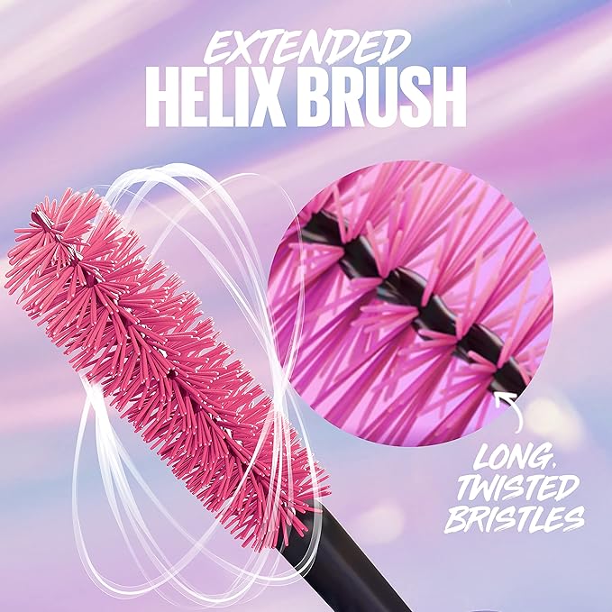 Maybelline The Falsies Surreal Extensions Washable Mascara, Volumizing, Lengthening Mascara Make Up, Brownish Black, 1 Count