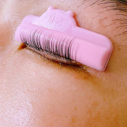 Lash Lift Pad Natural Lifting Eyelash Perm Rod Eyelash Lifting Shields Soft U Curl Lami Lamination Roller with Y Brush Silicone Under Eye Patch Ribbon Cover Compensator Cute Cat Eye Perming Result