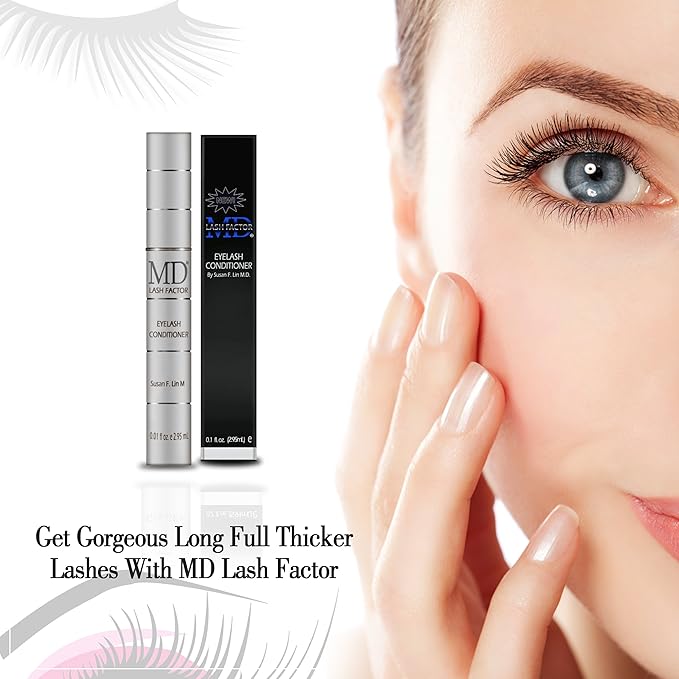 Lash Factor Eyelash Growth Serum | Enhances Your Natural Lashes For A Fuller, Longer & Denser Look | Eyelashs Enhancer for Women | 0.05 fl. oz e 1.5 ml - 6 Week supply