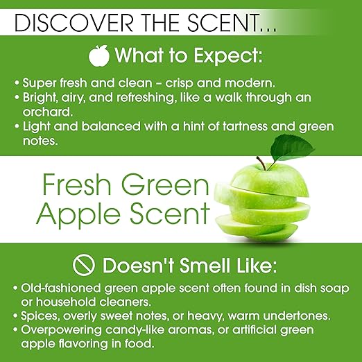 3 in 1 Eyelash Extension Primer Bulk 16 Oz - No Rinse Lash Cleanser and Bonder - Made in America Kit with 100 Wands for Lash Technicians and Brow Stylists for Optimal Retention - Green Apple Scent