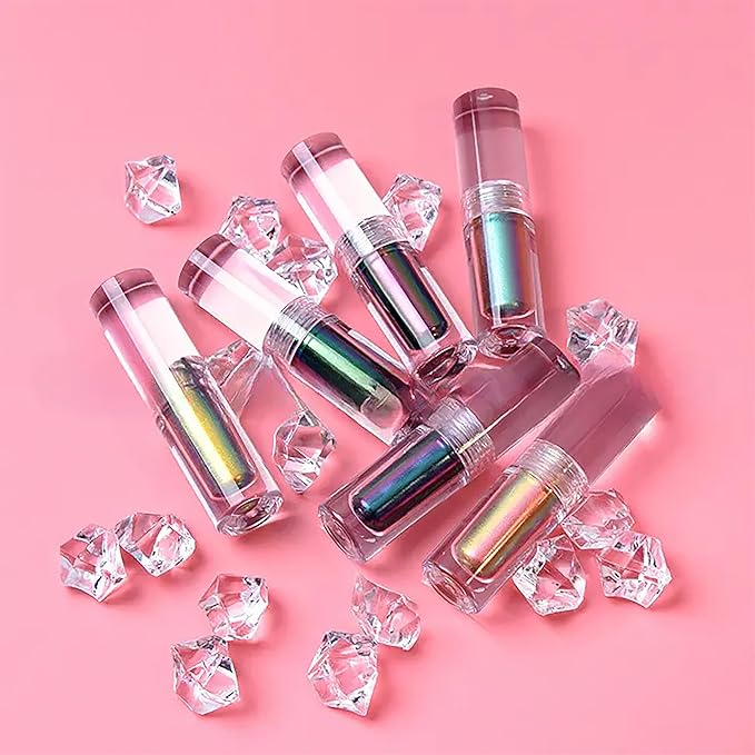 R.Y.M Liquid Eyeshadow Glitter Eye Makeup Shimmer Waterproof Long Lasting Glitter Mascara Chameleon Eyeshadow for Party Festival Eye Makeup (2#, 0.06 Ounce (Pack of 1))