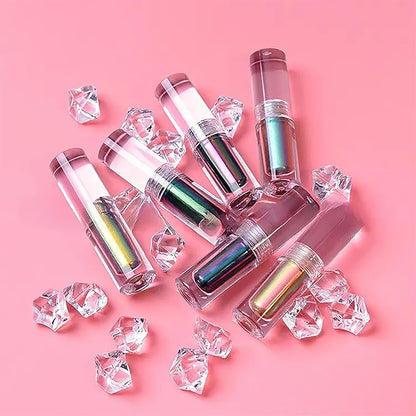 R.Y.M Liquid Eyeshadow Glitter Eye Makeup Shimmer Waterproof Long Lasting Glitter Mascara Chameleon Eyeshadow for Party Festival Eye Makeup (2#, 0.06 Ounce (Pack of 1))
