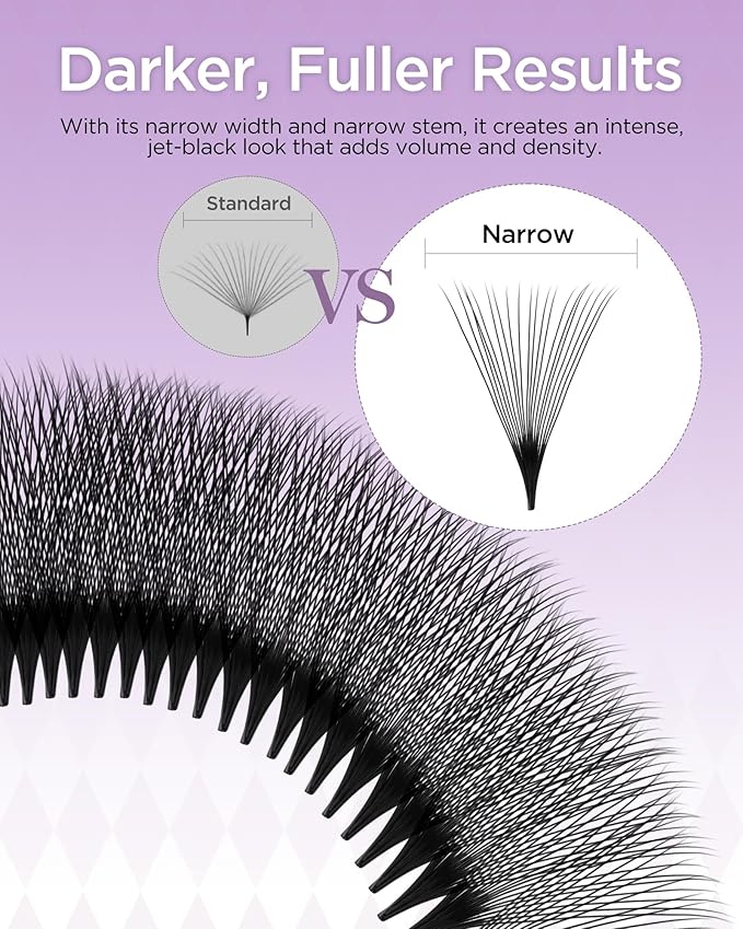 BEYELIAN Premade Lash Fans, 320 Fans Pre Made Fans Volume Lash Extensions 3D 6D 8D 10D 12D 20D 0.07 C/D Curl Save Time Eyelash Extensions for Professional Salon, 8-15mm MIX Easy to Use (20D-0.07-C)