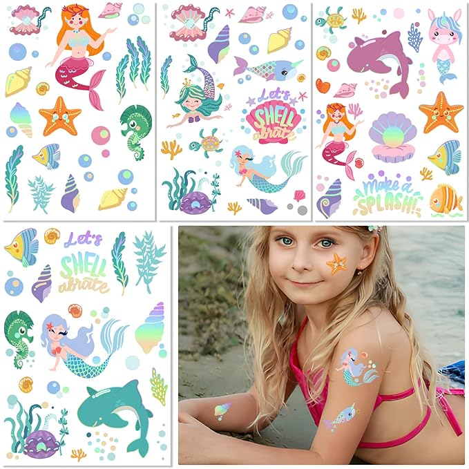 4 Sheets Kids Tattoos and 36 Sheets Adults Tattoo