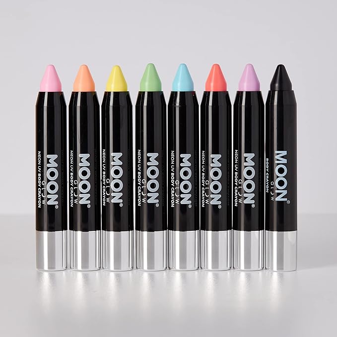 Neon UV Paint Stick Body Crayon for The Face & Body – Pastel Orange