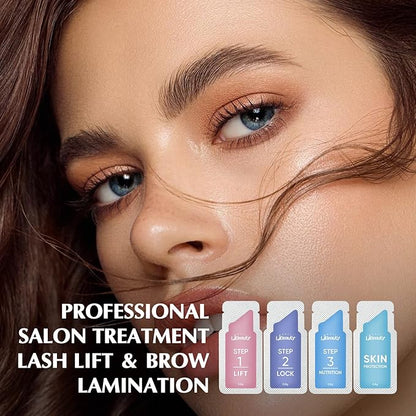 Libeauty Brow Lamination Sachet Kit & Lash Lift Kit, 20 Pack Solution - Easy to Use, 4-6 Weeks Eyebrow and Eyelash Perm with Mild Formula