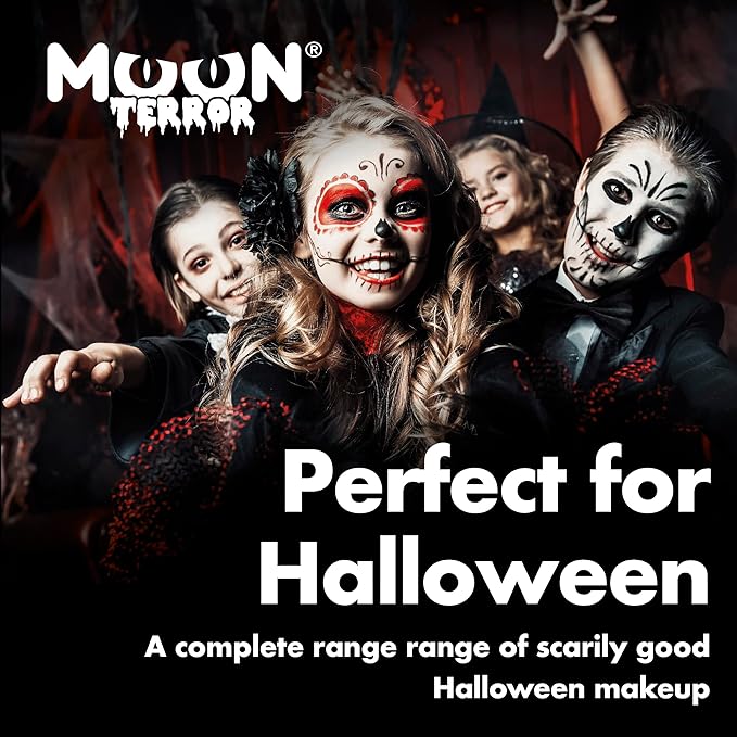 Halloween Face Paint Body Paint by Moon Terror - Wicked White - SFX Make up, Special Effects Make up - 0.40fl oz