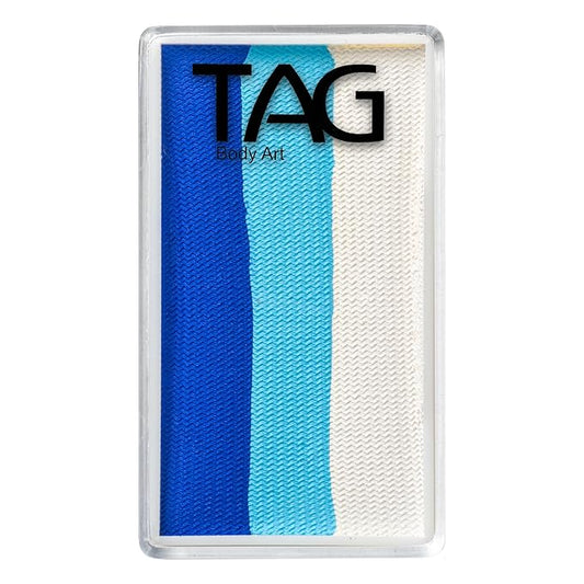 TAG Face and Body Paint - 1 Stroke Split Cake 30g - Bluebird
