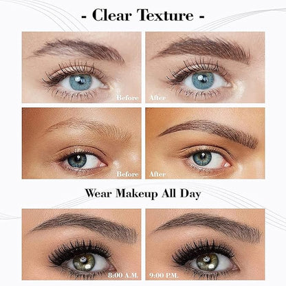 Eyebrow Pencil Eyebrow Microblading Pen - Eye Makeup Eyebrow Pen Micro 4 Point Brow Pen Lift & Snatch Eyebrow Microblading Pen Long-Lasting Waterproof Natural Eyebrow Hair (Reddish Brown)