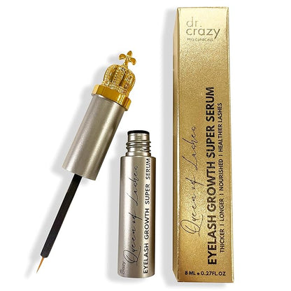 Premium Eyelash Growth Serum – Prostaglandin-Free Formula with Ginseng Root Extract, Peptides & Castor Oil for Longer and Thicker Lashes – 8ml