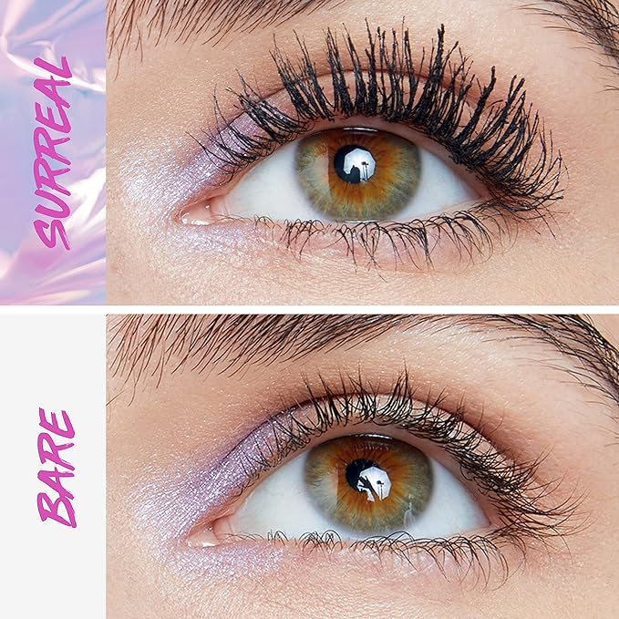 Maybelline The Falsies Surreal Extensions Washable Mascara, Volumizing, Lengthening Mascara Make Up, Blackest Black, 1 Count