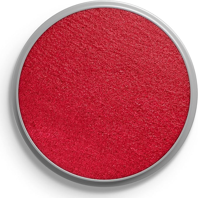 Snazaroo Sparkle Face and Body Paint, 18.8g (0.66-oz) Pot, Sparkle Red