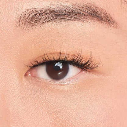 KISS Filter Lashes, AI-Inspired Delicate Wispy False Eyelashes, 1 Pair, Medium (10-12mm), Natural 3D Volume, Lightweight Look, Lash Glue Included, Bunny Pretty