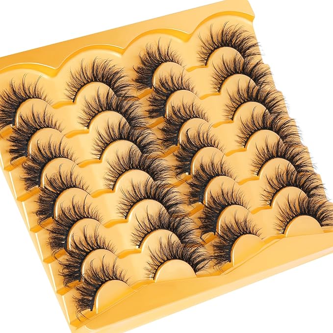 Fox Eye Lashes Wispy Faux Mink Lashes Fairy Cat Eye Lashes That Look Like Extensions Fake Eyelashes
