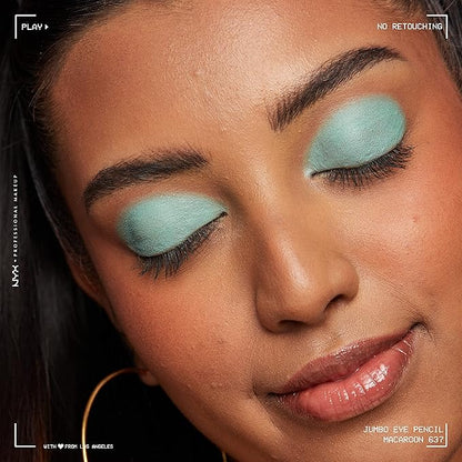 NYX PROFESSIONAL MAKEUP Jumbo Eye Pencil, Blendable Eyeshadow Stick & Eyeliner Pencil - Macaroon (Mint)