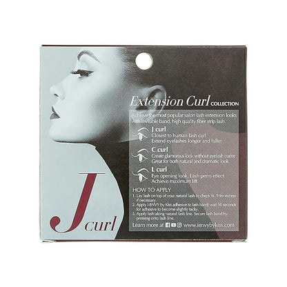 i-Envy 3 Pairs False Eyelashes J Curl Natural Lashes Salon Lash Extension Effect